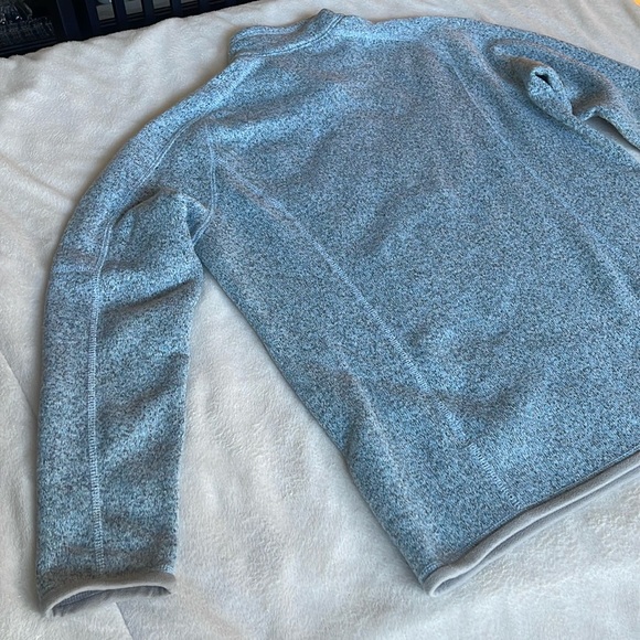 Patagonia Better Sweater 1/4 Zip Pullover Size XL Heather Blue Gray Women - Picture 9 of 16